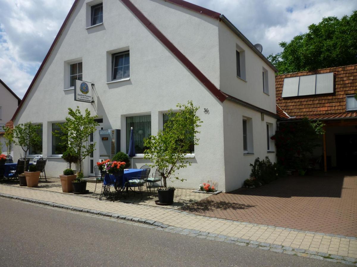Gasthaus - Pension Am Buchberg Monchsdeggingen ภายนอก รูปภาพ